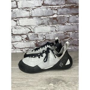 Black Diamond Momentum Gray Textile Lace Up Climbing Shoes Men Sz 9.5M US/42.5EU